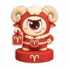 Mokko Aries: figura del zodiaco, carnero rojo