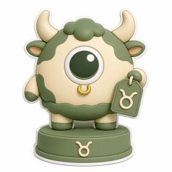 Mokko Tauro: figura del zodiaco, toro verde