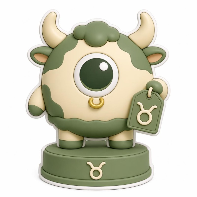 Mokko Tauro: figura del zodiaco, toro verde
