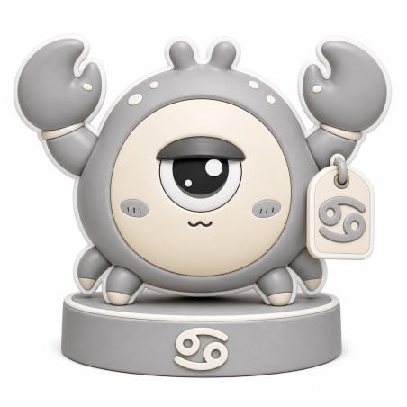 Mokko Cáncer: figura del zodiaco, cangrejo gris